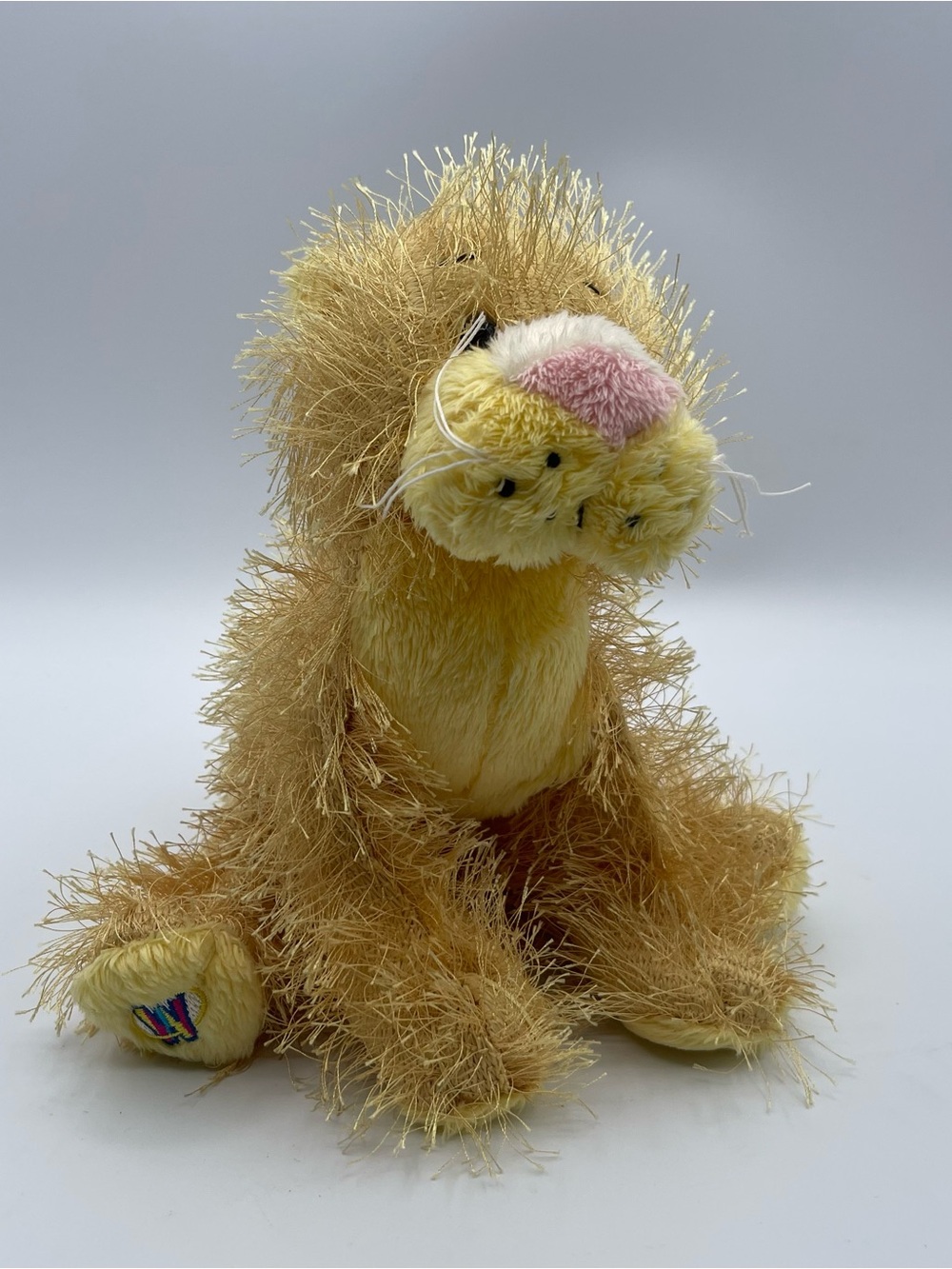 GANZ Webkinz Lioness Plush Stuffed Animal HM193 Yellow Retired 2008 No Code